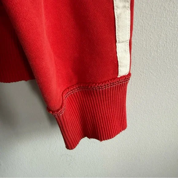 Abercrombie & Fitch Red Sweatshirt Jacket Logo Zip Up Men Size M - Picture 9 of 12
